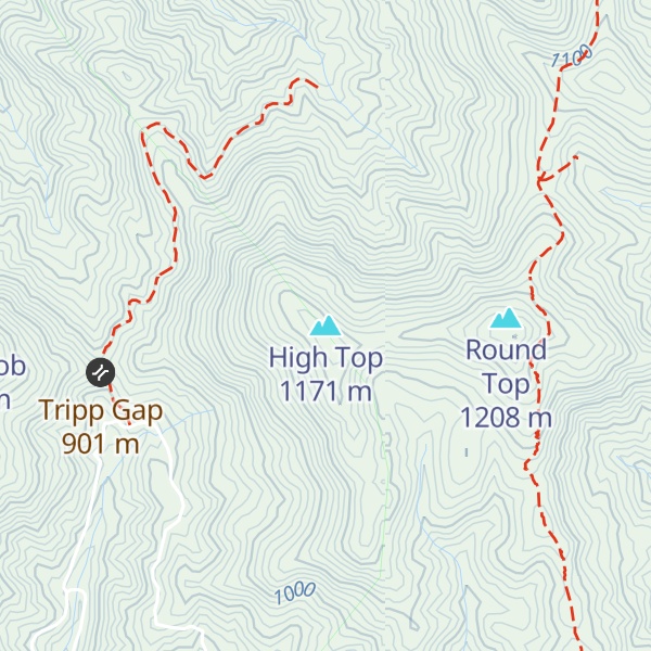 Map of High Top