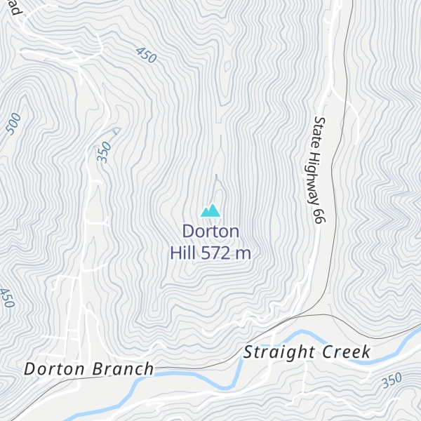 Map of Dorton Hill