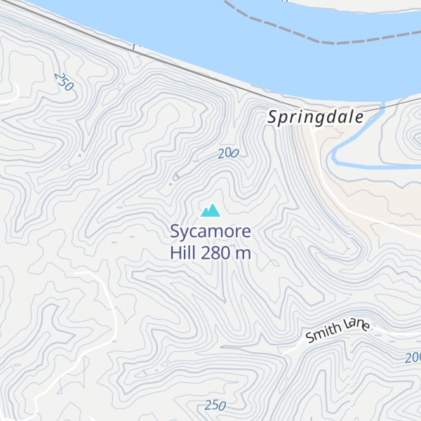 Map of Sycamore Hill