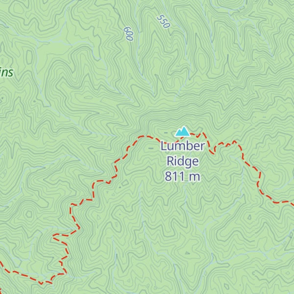 Map of Mill Ridge