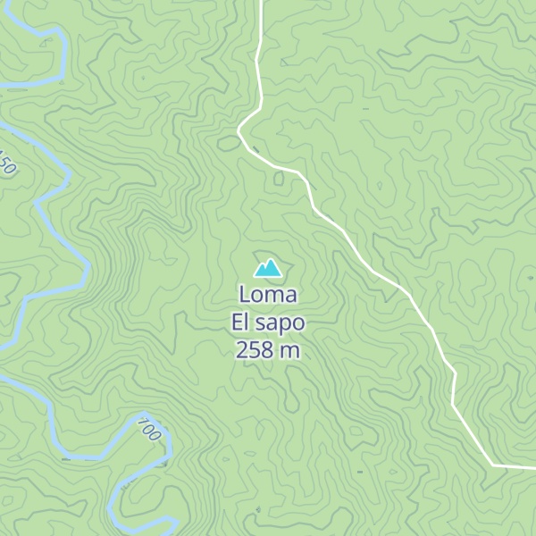 Map of Loma El sapo