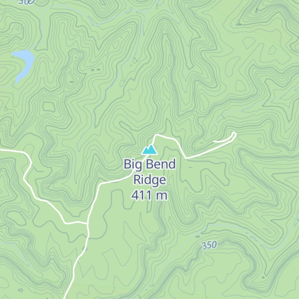 Map of Big Bend Ridge