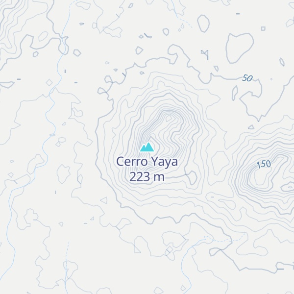 Map of Cerro Yaya