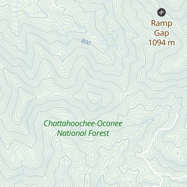 Map of Rattlesnake Knob