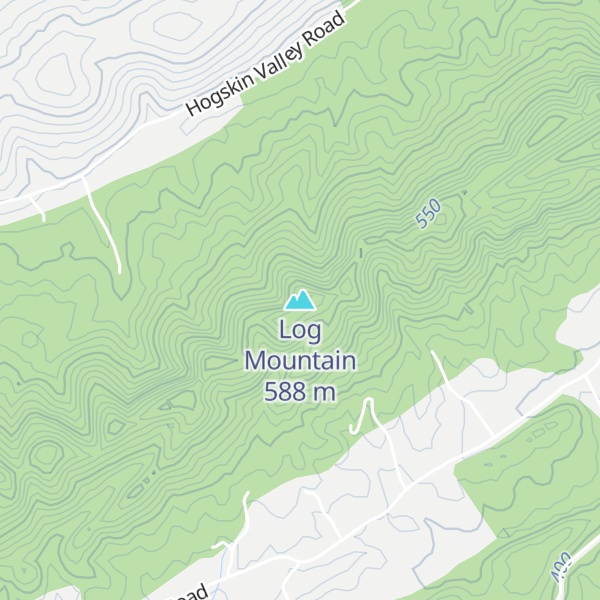 Map of Log Mountain