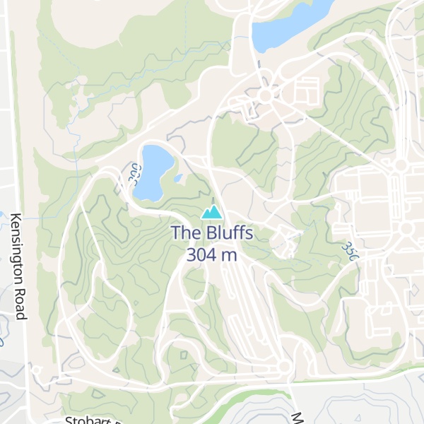 Map of The Bluffs