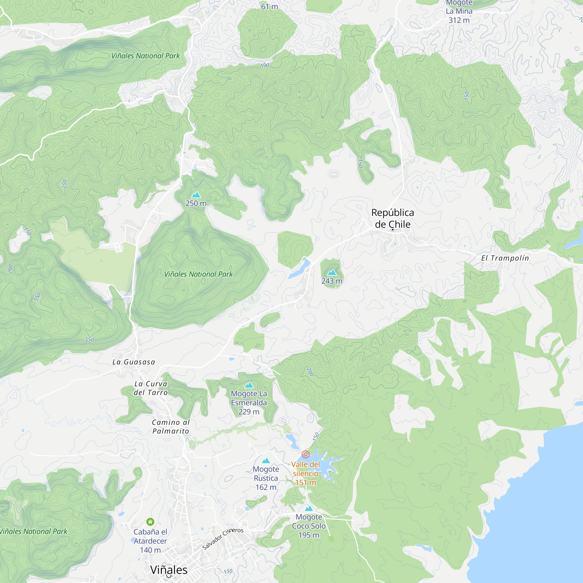 Cabaña mia map