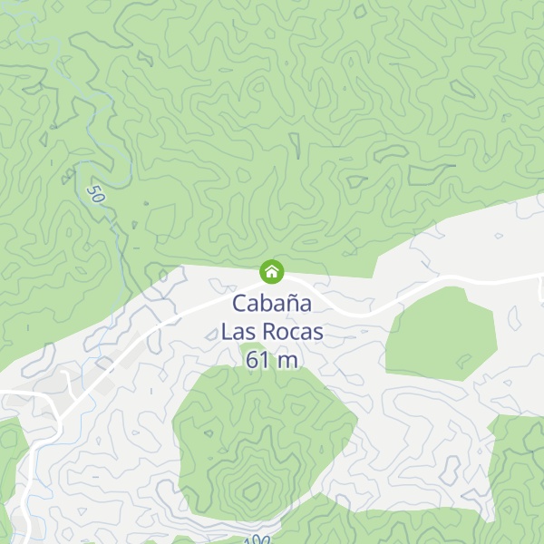 Map of Cabaña Las Rocas