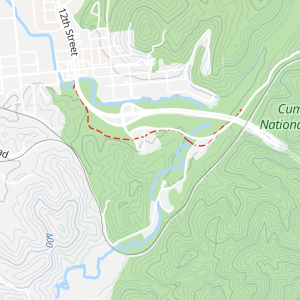 Map of Cumberland Gap National Historical Park Welcome Center