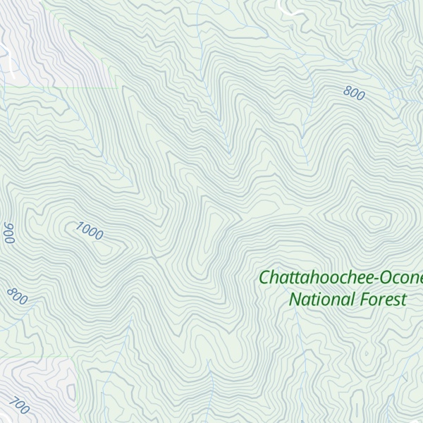 Map of Milksick Cove Knob