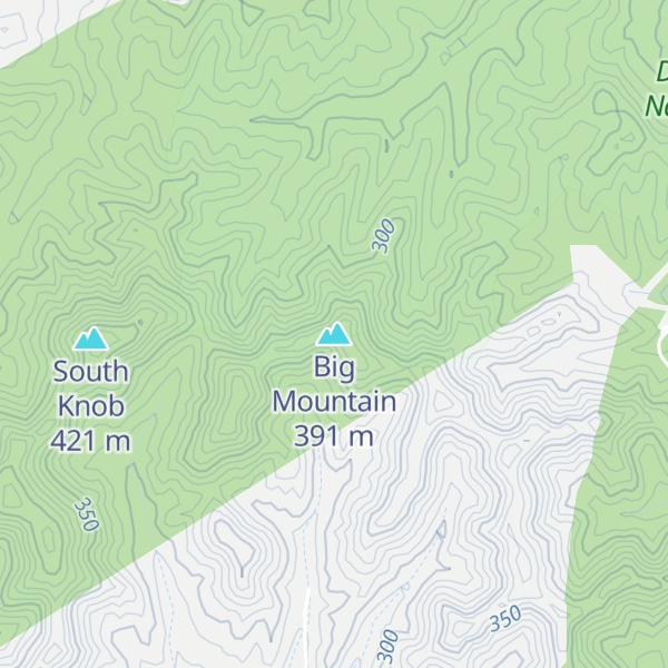 Map of Big Mountain