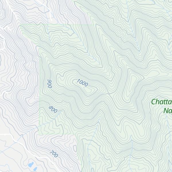 Map of Stillhouse Knob