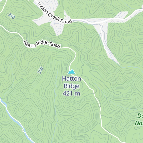 Map of Hatton Ridge