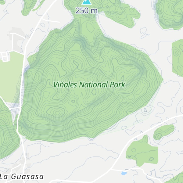 Map of Sierra La Guasasa