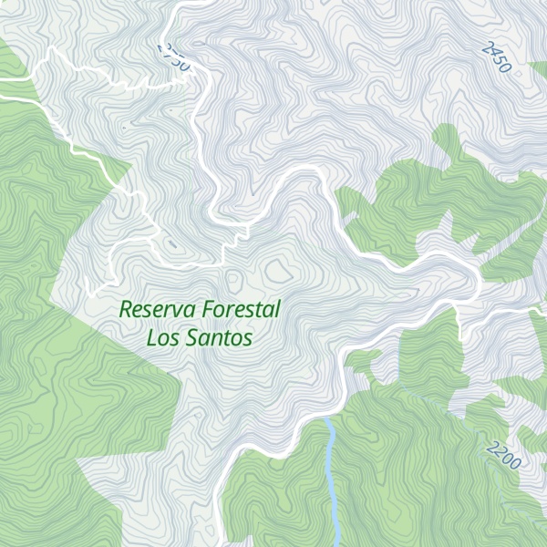Map of Alto Macho Mora