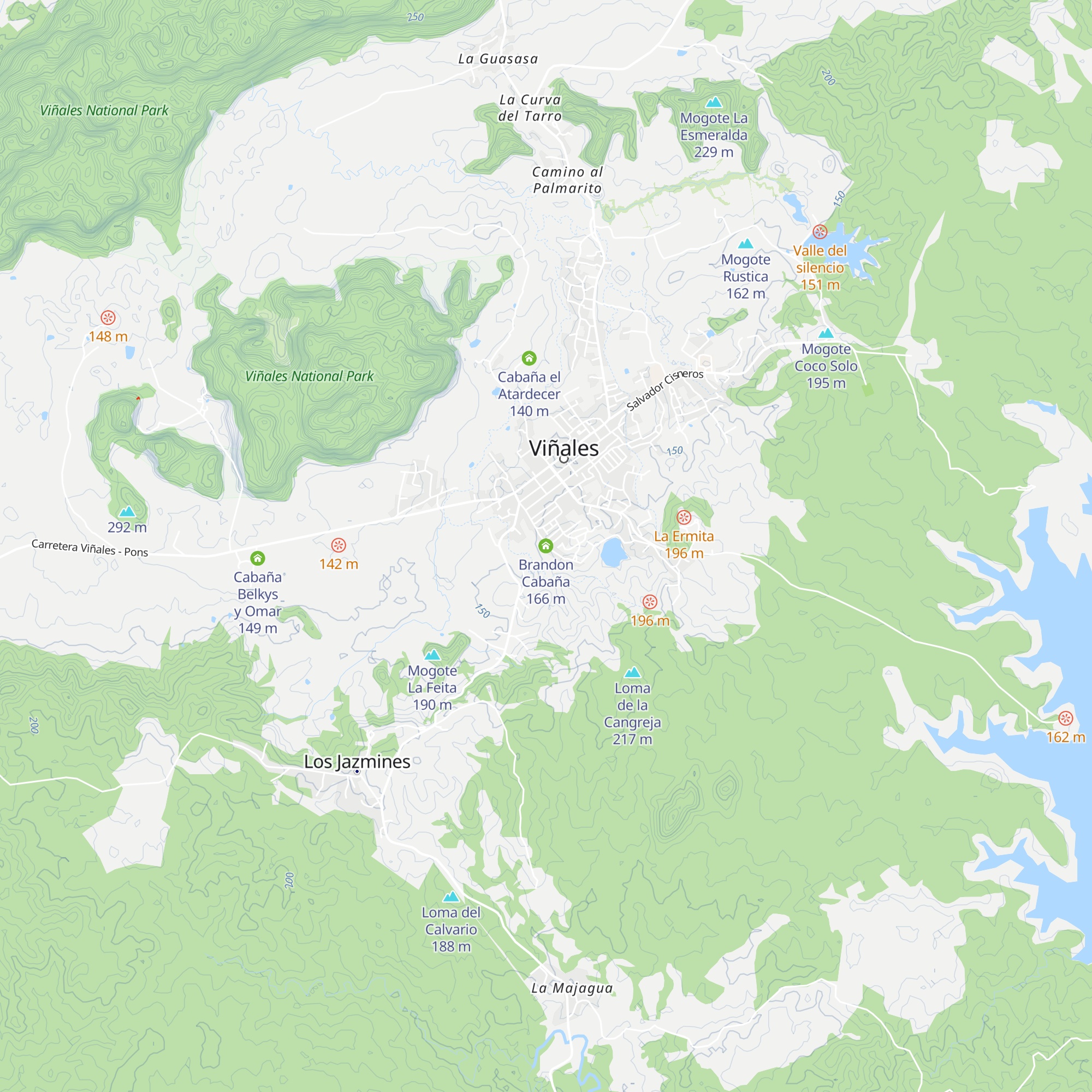 Brandon Cabaña map