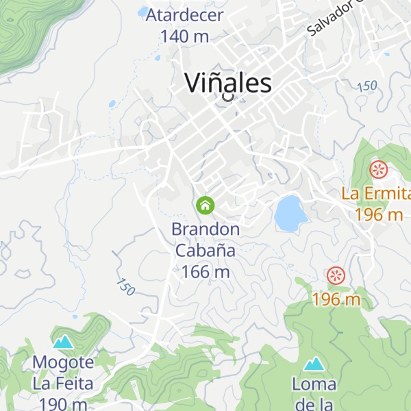 Map of Brandon Cabaña