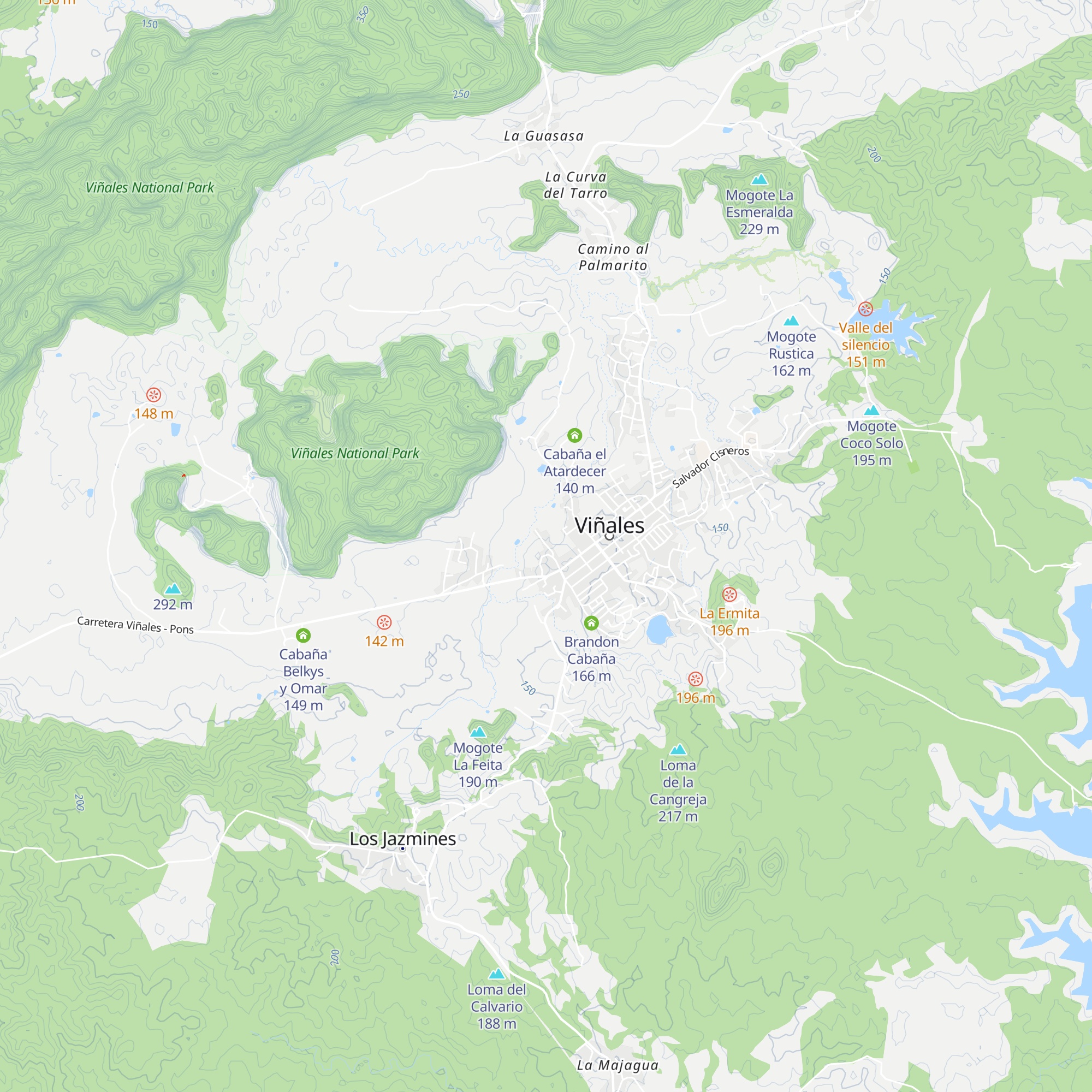 Cabaña La Realidad map
