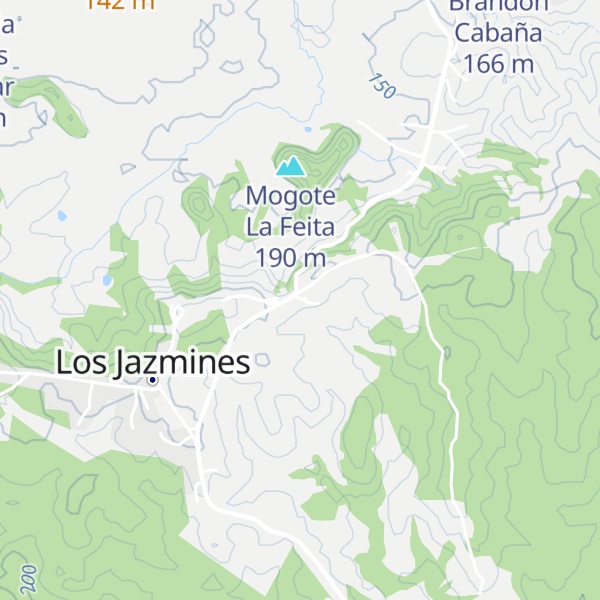 Map of Cabaña La Cañada
