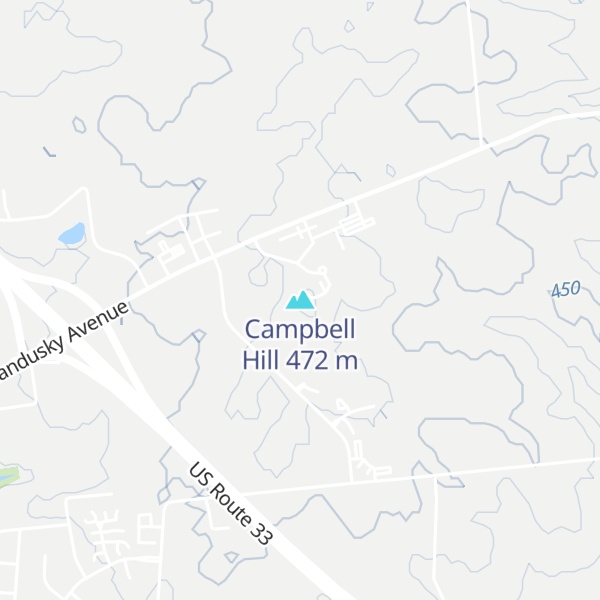 Map of Campbell Hill