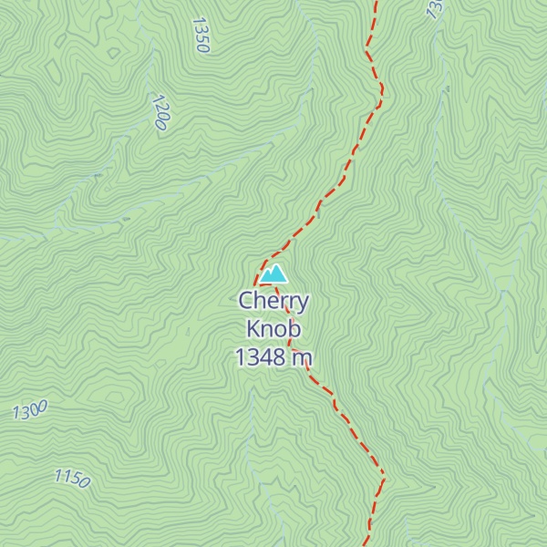 Map of Cherry Knob