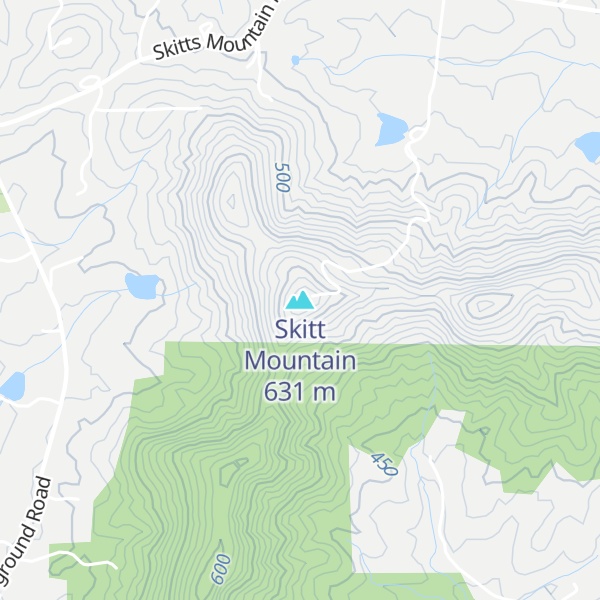 Map of Skitt Mountain