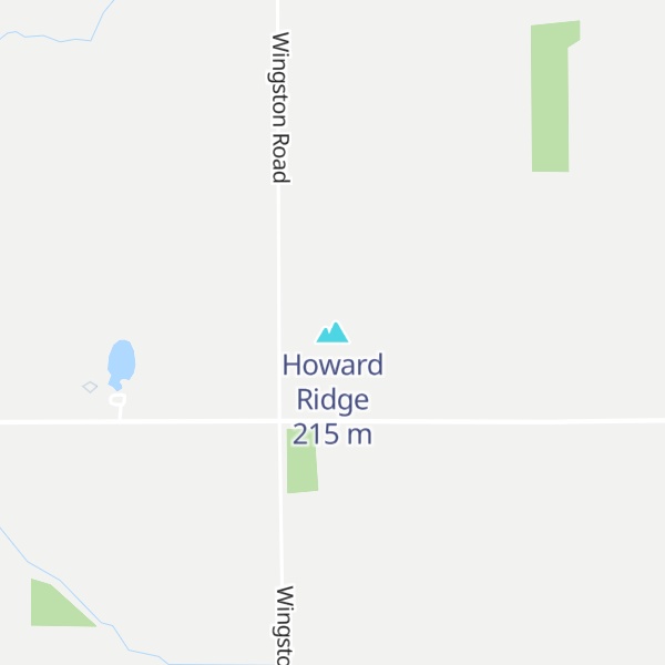 Map of Howard Ridge