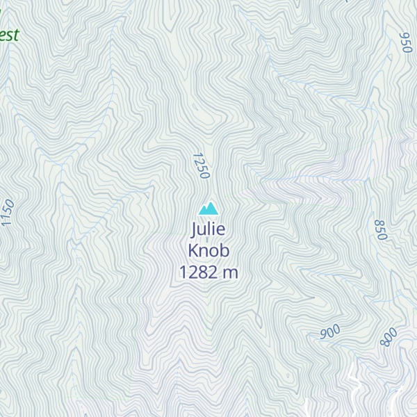 Map of Julie Knob