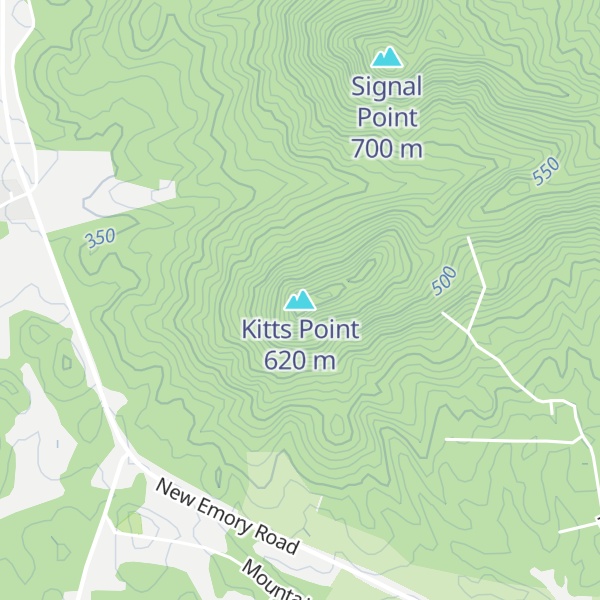 Map of Kitts Point