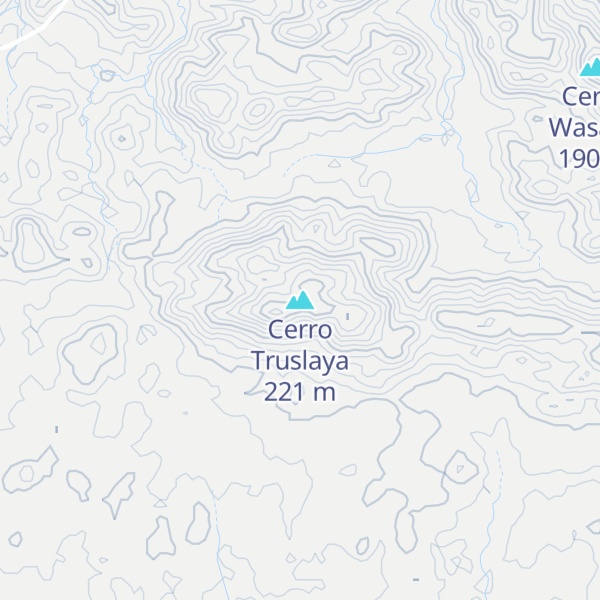 Map of Cerro Truslaya