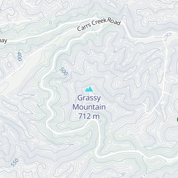 Map of Grassy Mountain