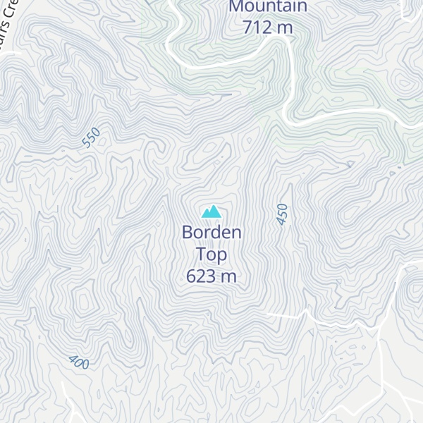 Map of Borden Top