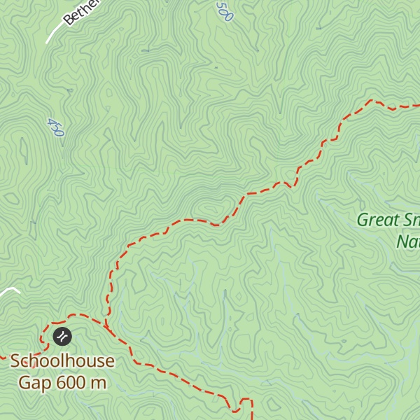 Map of Chestnut Top