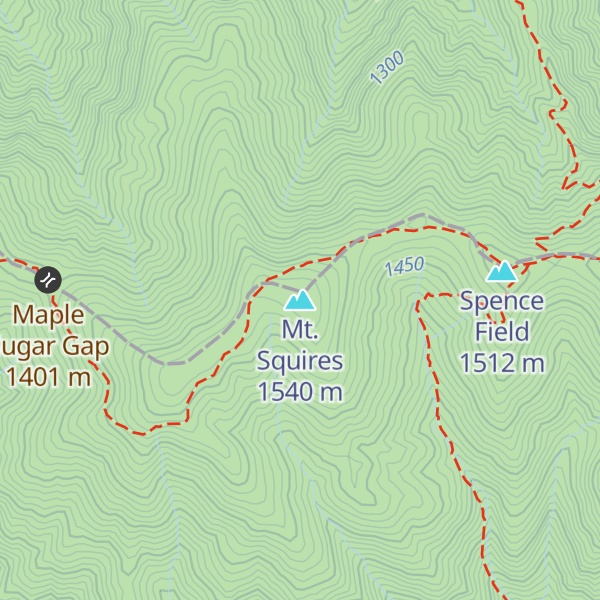Map of Mt. Squires