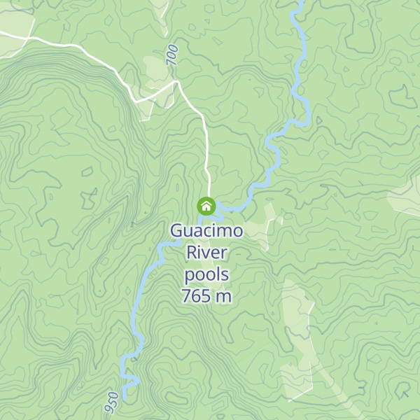 Map of Finca pozas Guacimo