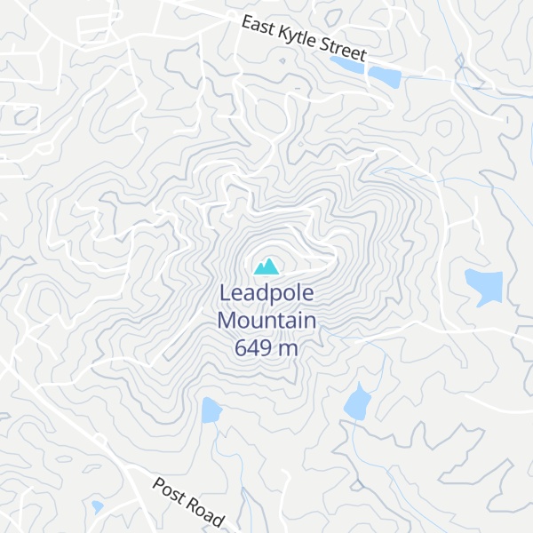 Map of Leadpole Mountain