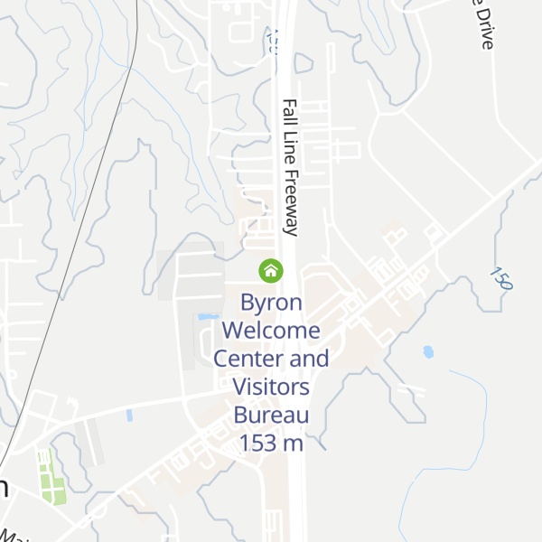 Map of Byron Welcome Center and Visitors Bureau