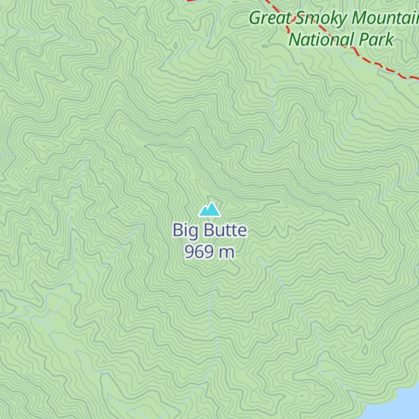 Map of Big Butte