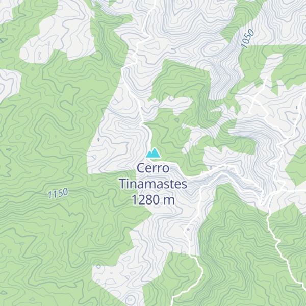 Map of Cerro Tinamastes