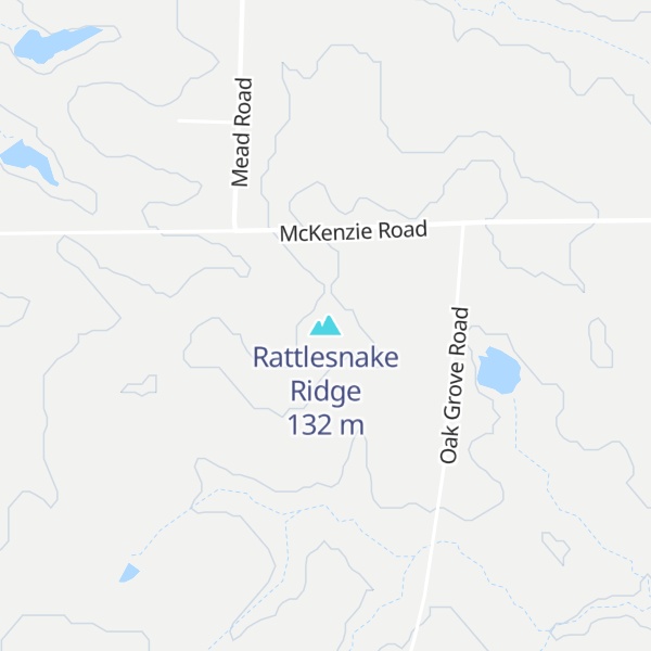 Map of Rattlesnake Ridge