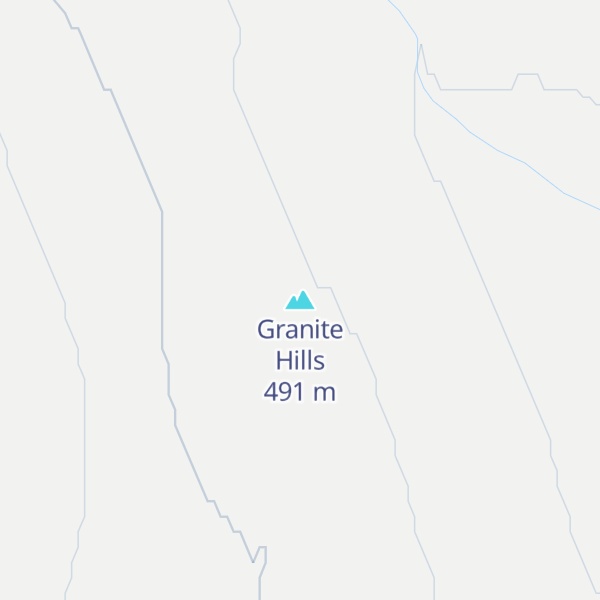 Map of Granite Hills