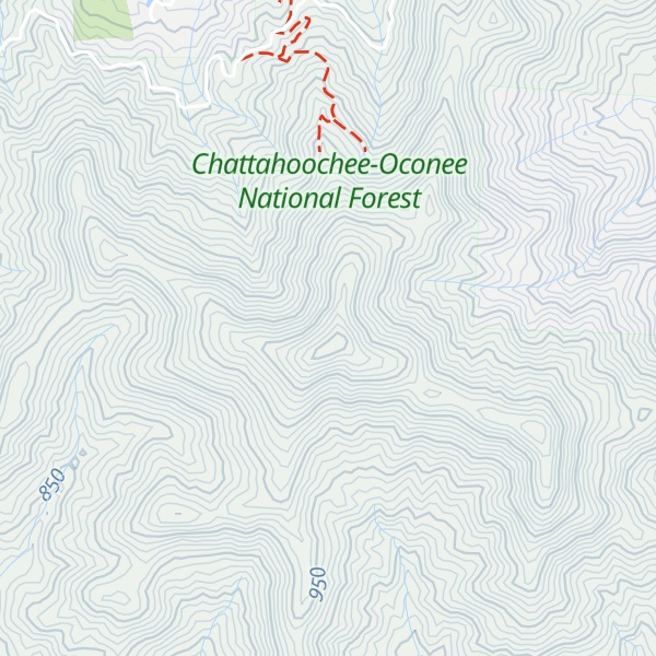 Map of Spaniard Mountain