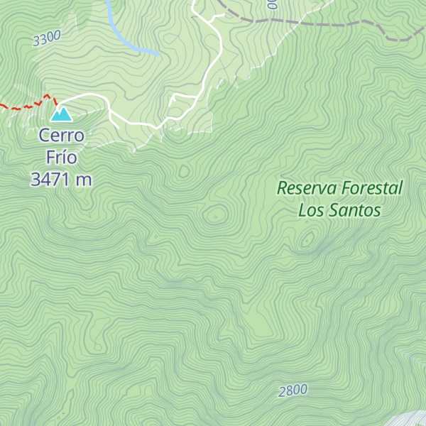 Map of Cerro Lucía