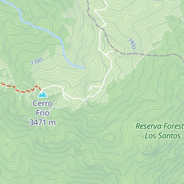 Map of Cerro Buenavista