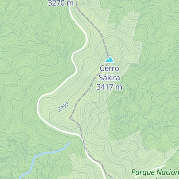 Map of Cerro Sábila