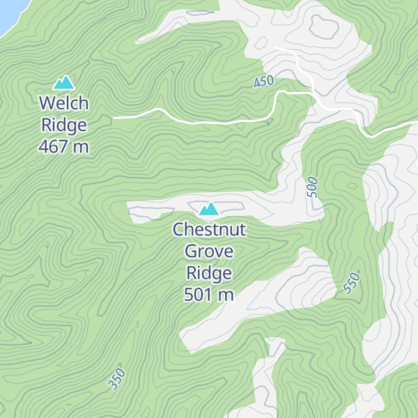 Map of Chestnut Grove Ridge