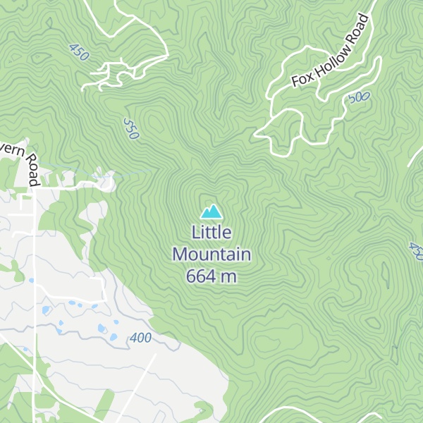 Map of Little Mountain
