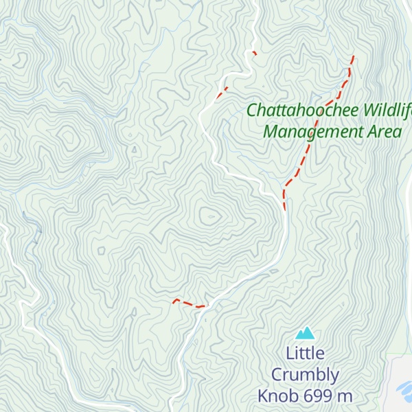 Map of Hargret Ridge