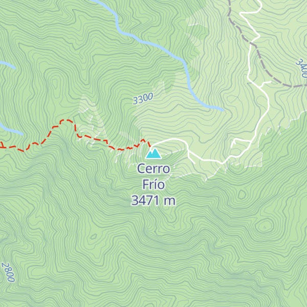 Map of Cerro Frío