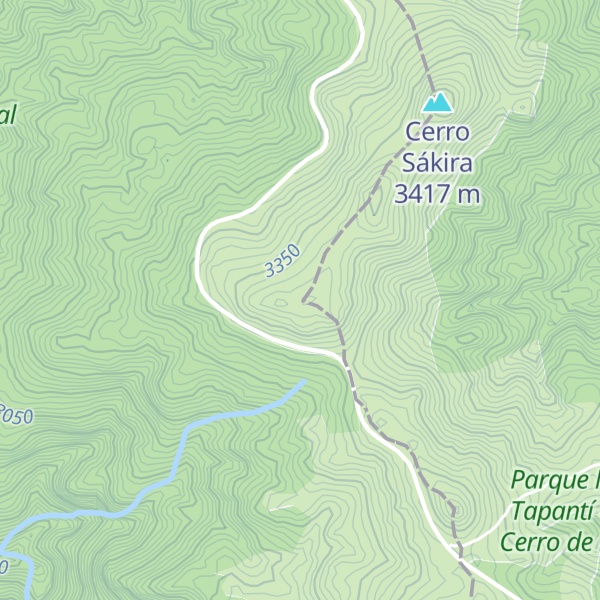 Map of Cerro Zacatales